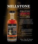 Millstone Dutch Peated Single Malt Whisky 2016 Amarone cask  #Spec 27
