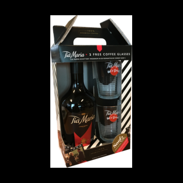 Tia Maria Geschenkverpakking met 2 Glazen
