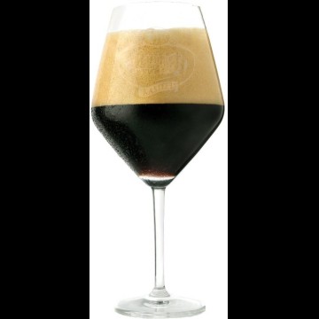 KASTEEL Bierglas hoge voet 33cl.