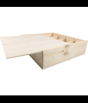 Wijnkist met Schuifdeksel 4 Flessen