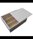 Wijnkist met Schuifdeksel 3 Flessen