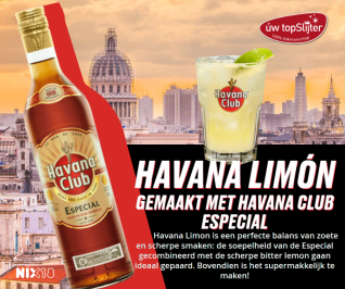 Havana Club Añejo 3 años - Havana Limon - uw topSlijter nb