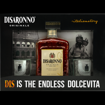 Disaronno Originale GVP + 2 glazen