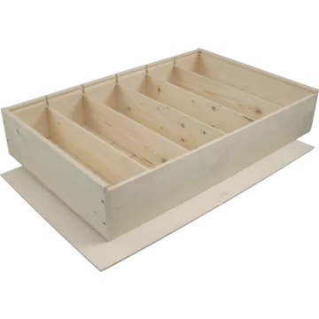 Wijnkist met Schuifdeksel 6 Flessen