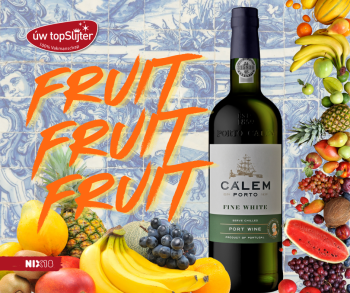 Cálem Porto Fine White met een fruitsalade - úw topSlijter
